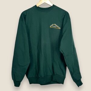 Umstead 100 Mile Endurance Run Sweatshirt Sweater Medium Green Hanes Crewneck